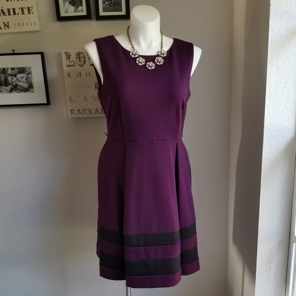 Calvin Klein Purple Dress